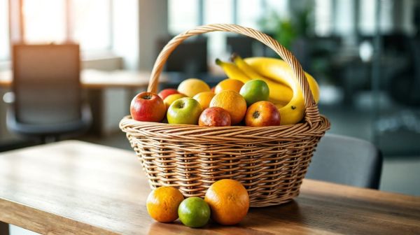 Boostez l'énergie de vos employés avec des paniers de fruits