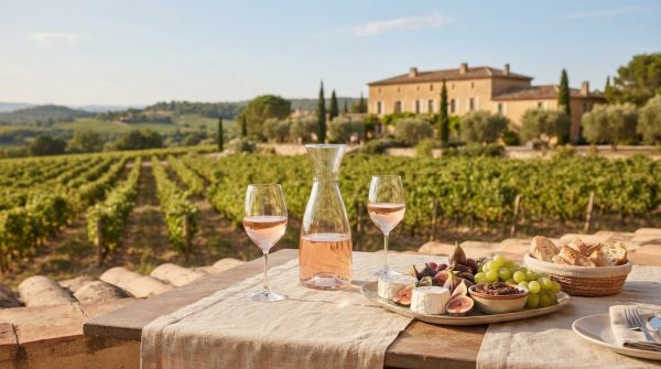Découvrez les délices du vin rosé du château de berne