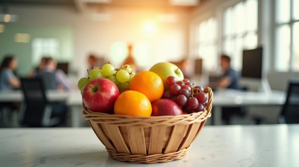 Livraison corbeille de fruits au travail : offrez des vitamines à vos équipes